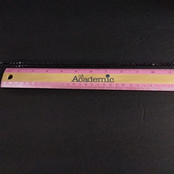 Starburst Round Rhinestone Chain Necklace - Picture 4 of 8